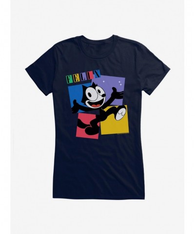 Value Item Felix The Cat Box Graphic Girls T-Shirt $6.37 T-Shirts