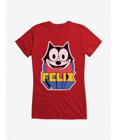 Value Item Felix The Cat 3D Block Text Girls T-Shirt $6.18 T-Shirts