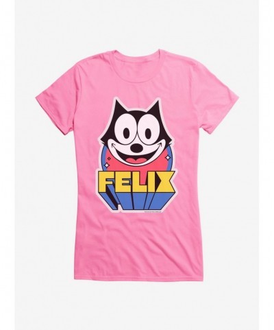 Value Item Felix The Cat 3D Block Text Girls T-Shirt $6.18 T-Shirts