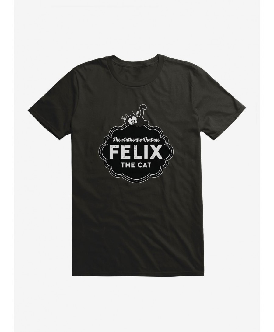 Big Sale Felix The Cat The Authentic Vintage T-Shirt $8.60 T-Shirts