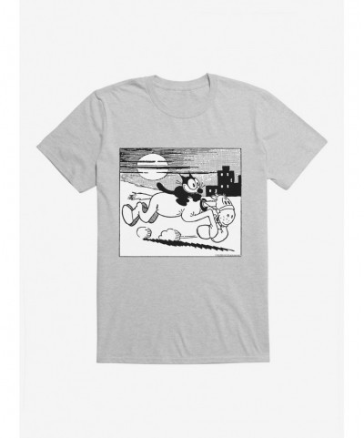 New Arrival Felix The Cat Riding Through Town T-Shirt $8.80 T-Shirts