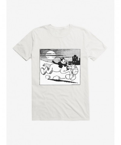 New Arrival Felix The Cat Riding Through Town T-Shirt $8.80 T-Shirts