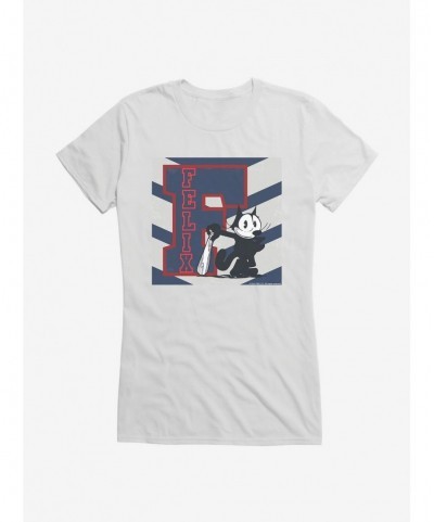 Pre-sale Discount Felix The Cat F Baseball Girls T-Shirt $6.57 T-Shirts