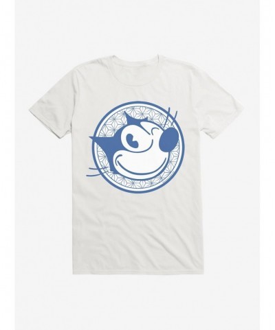 Fashion Felix The Cat Face Circle Logo T-Shirt $9.37 T-Shirts