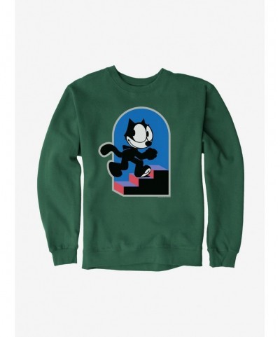 Limited-time Offer Felix The Cat Step By Step Sweatshirt $10.04 Sweatshirts