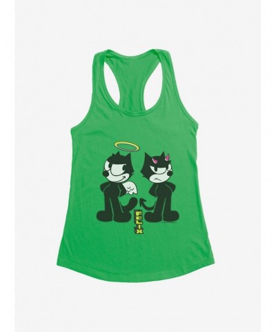 Festival Price Felix The Cat Good And Evil Felix Girls Tank $9.56 Tanks