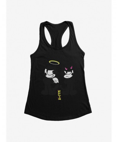 Festival Price Felix The Cat Good And Evil Felix Girls Tank $9.56 Tanks