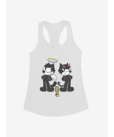 Festival Price Felix The Cat Good And Evil Felix Girls Tank $9.56 Tanks