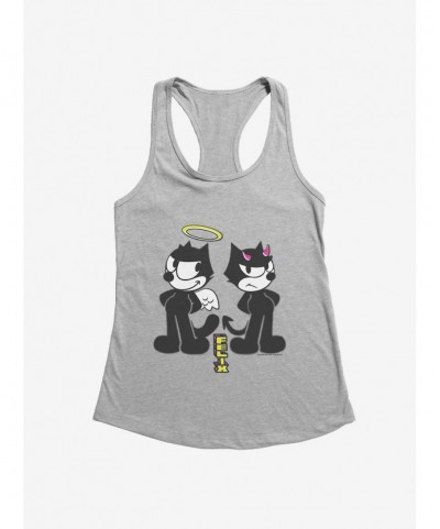 Festival Price Felix The Cat Good And Evil Felix Girls Tank $9.56 Tanks