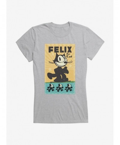 Trendy Felix The Cat Running Felix Poster Girls T-Shirt $6.37 T-Shirts