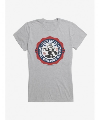 Festival Price Felix The Cat Original Hometown Sluggers Girls T-Shirt $7.77 T-Shirts