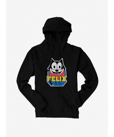 Big Sale Felix The Cat 3D Block Text Hoodie $12.57 Hoodies