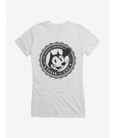 Absolute Discount Felix The Cat Original Logo Girls T-Shirt $8.17 T-Shirts