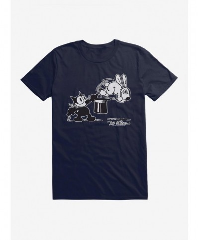 Flash Sale Felix The Cat Bunny Hat Trick T-Shirt $9.37 T-Shirts