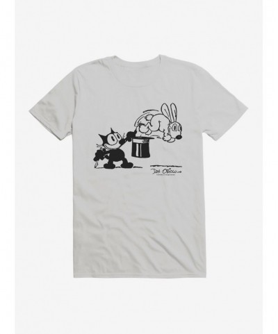 Flash Sale Felix The Cat Bunny Hat Trick T-Shirt $9.37 T-Shirts