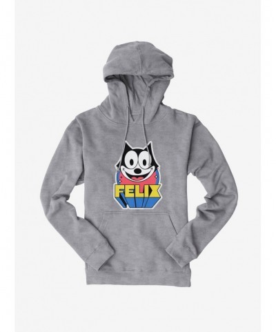 Big Sale Felix The Cat 3D Block Text Hoodie $12.57 Hoodies