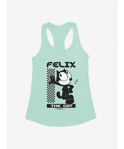 Pre-sale Felix The Cat Whistling Girls Tank $8.37 Tanks