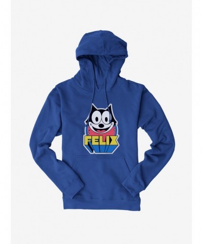 Big Sale Felix The Cat 3D Block Text Hoodie $12.57 Hoodies