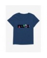 Hot Selling Felix The Cat Whistling And Walking Block Text Girls T-Shirt Plus Size $11.56 T-Shirts