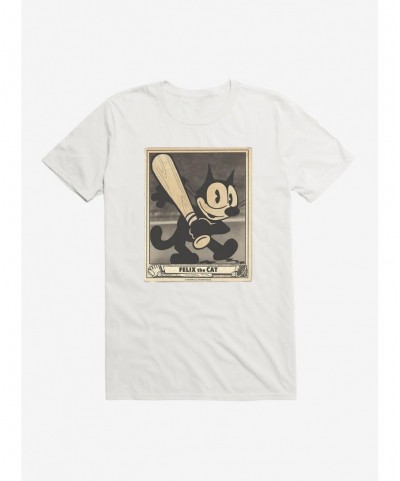 Flash Sale Felix The Cat Baseball Card T-Shirt $8.03 T-Shirts