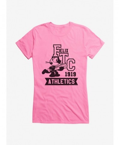 Sale Item Felix The Cat 1919 Athletics Girls T-Shirt $9.56 T-Shirts