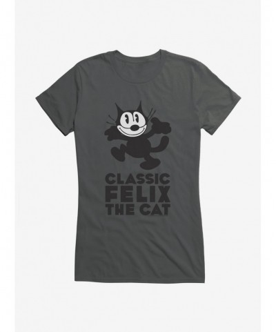 Best Deal Felix The Cat Bold Classic Felix Girls T-Shirt $7.97 T-Shirts