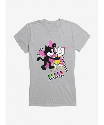 Limited Time Special Felix The Cat Kitty And Felix Dancing Girls T-Shirt $5.98 T-Shirts