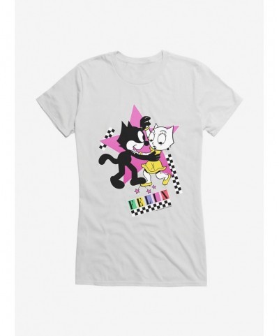 Limited Time Special Felix The Cat Kitty And Felix Dancing Girls T-Shirt $5.98 T-Shirts