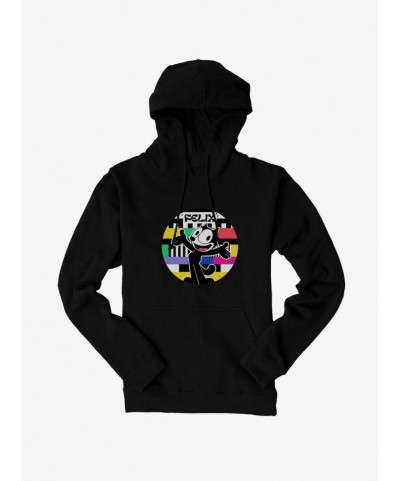 Discount Sale Felix The Cat 90s Graphic Hoodie $14.01 Hoodies