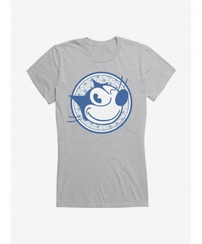 Best Deal Felix The Cat Face Circle Logo Girls T-Shirt $6.18 T-Shirts