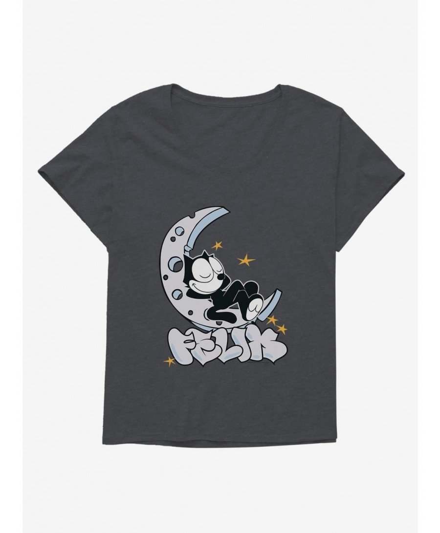 Discount Felix The Cat Sweet Dreams Girls T-Shirt Plus Size $9.02 T-Shirts