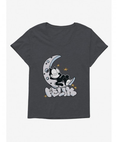 Discount Felix The Cat Sweet Dreams Girls T-Shirt Plus Size $9.02 T-Shirts