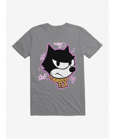 Value for Money Felix The Cat Graffiti Art Gold Chain Felix T-Shirt $8.99 T-Shirts