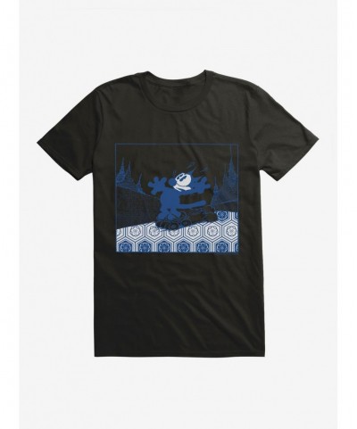 Pre-sale Discount Felix The Cat Skateboarding T-Shirt $6.88 T-Shirts