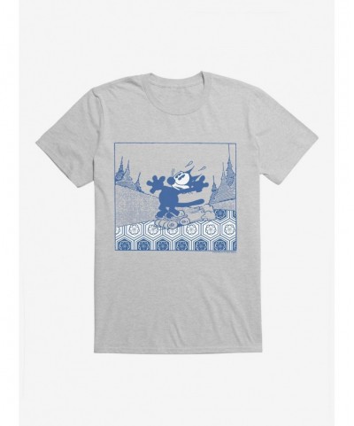 Pre-sale Discount Felix The Cat Skateboarding T-Shirt $6.88 T-Shirts