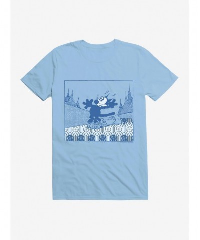 Pre-sale Discount Felix The Cat Skateboarding T-Shirt $6.88 T-Shirts