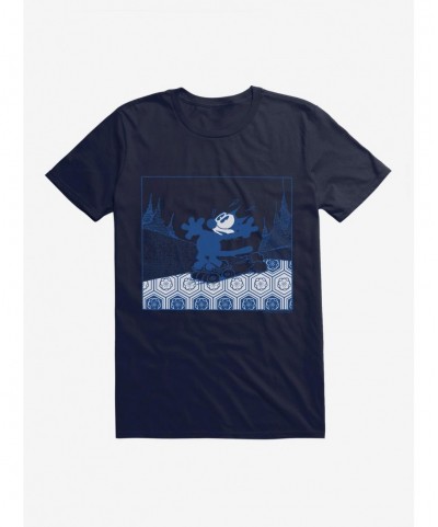 Pre-sale Discount Felix The Cat Skateboarding T-Shirt $6.88 T-Shirts