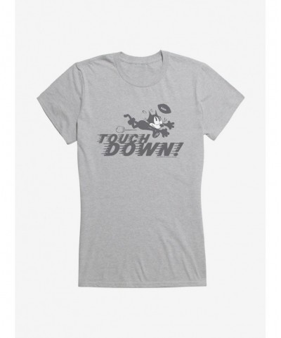 Limited Time Special Felix The Cat Touchdown Football Girls T-Shirt $5.98 T-Shirts