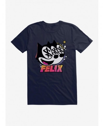 Special Felix The Cat Dollar Signs T-Shirt $8.41 T-Shirts