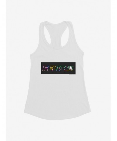 Discount Sale Felix The Cat Neon Space Girls Tank $7.77 Tanks