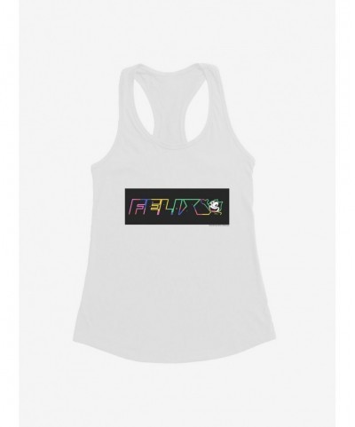 Discount Sale Felix The Cat Neon Space Girls Tank $7.77 Tanks