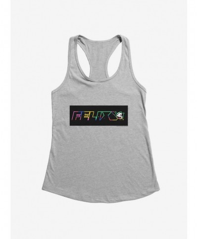 Discount Sale Felix The Cat Neon Space Girls Tank $7.77 Tanks