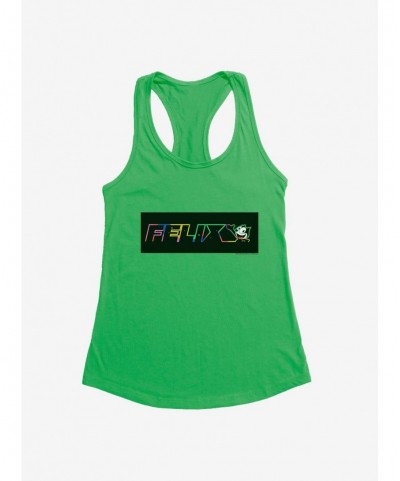 Discount Sale Felix The Cat Neon Space Girls Tank $7.77 Tanks