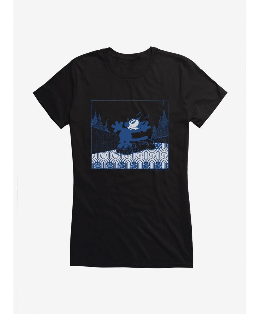 Value for Money Felix The Cat Skateboarding Girls T-Shirt $6.57 T-Shirts