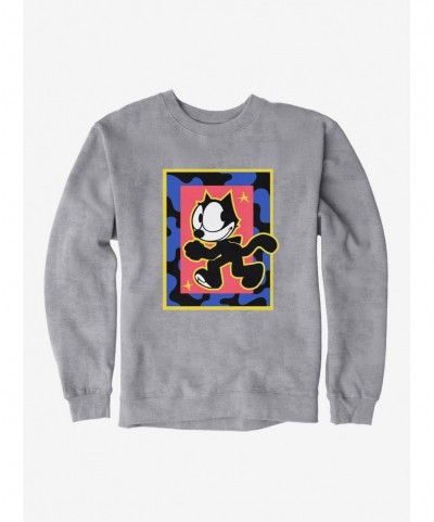 Hot Selling Felix The Cat Superstar Walk Sweatshirt $11.22 Sweatshirts