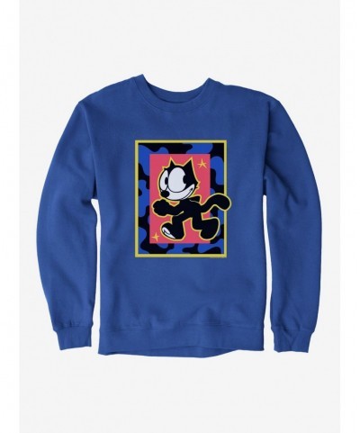 Hot Selling Felix The Cat Superstar Walk Sweatshirt $11.22 Sweatshirts