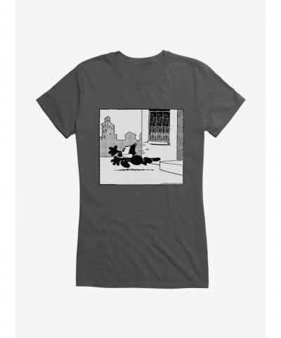 New Arrival Felix The Cat Rushing Out Girls T-Shirt $5.98 T-Shirts