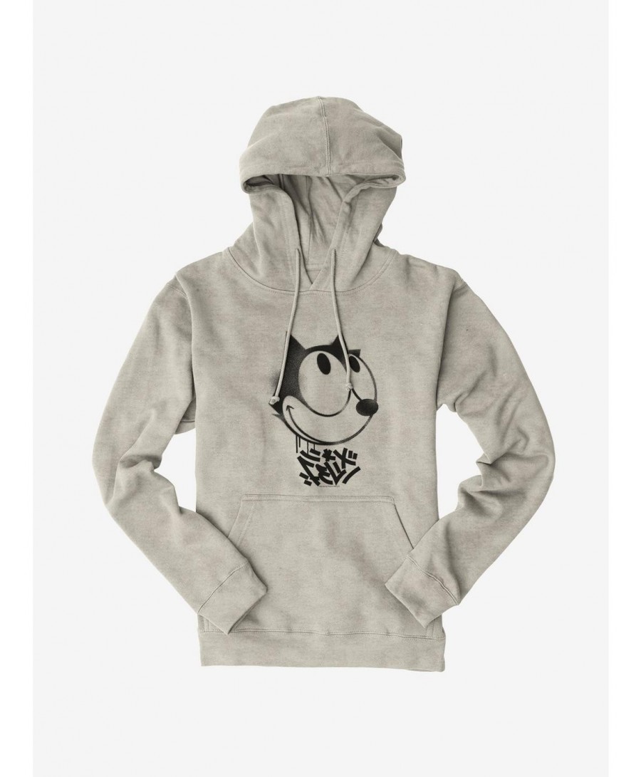 Premium Felix The Cat Graffiti Art Smiling Felix Hoodie $13.29 Hoodies