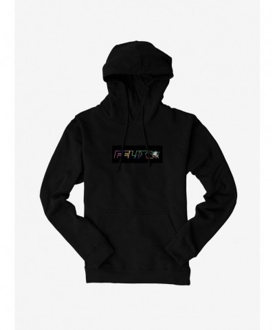 Premium Felix The Cat Neon Space Hoodie $11.14 Hoodies