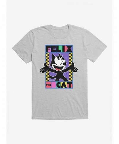 Clearance Felix The Cat 90s Checkers Graphic T-Shirt $8.99 T-Shirts